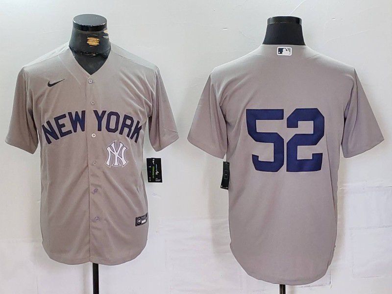 Men New York Yankees #52 No Name Nike Game 2024 MLB Jersey style 7243->minnesota vikings->NFL Jersey